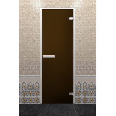 Стеклянная дверь для турецкой бани DoorWood Хамам Лайт