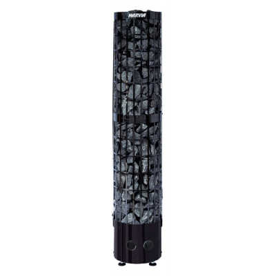 Электрическая печь для сауны Harvia Cilindro PC66 Black Steel, со встроенным пультом HPC66400M